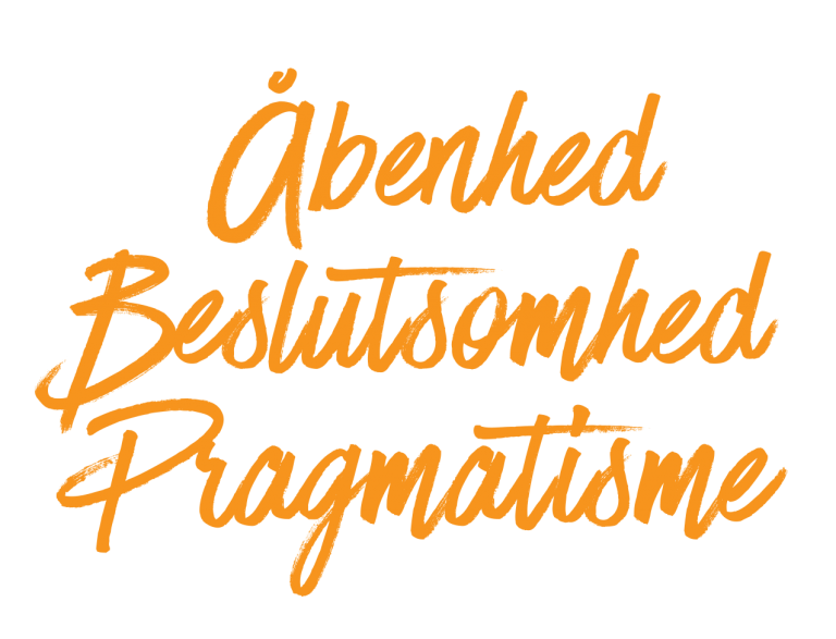 Åbenhed-beslutsomhed-pragmatisme