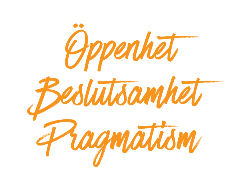 Öppenhet-beslutsamhet-pragmatism